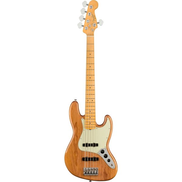 Fender American Pro II Jazz Bass V, Maple Fingerboard, Alder Body, Roasted Pine Finish