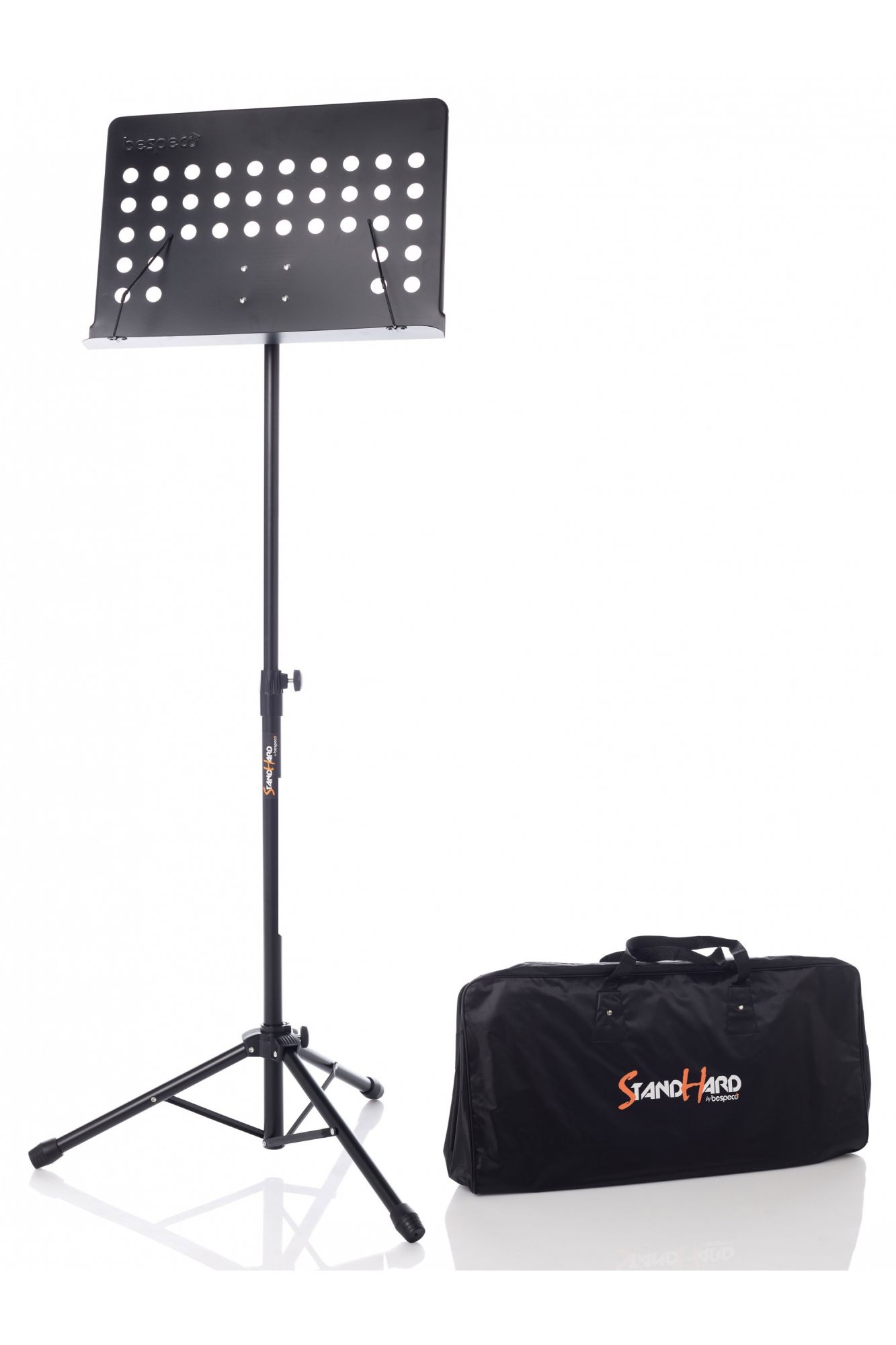 Bespeco SH200 Professional Black Steel Music Stand With Bag