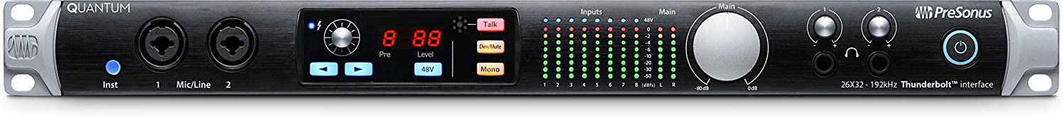 PreSonus Quantum 26x32 Thunderbolt 2 Audio Interface