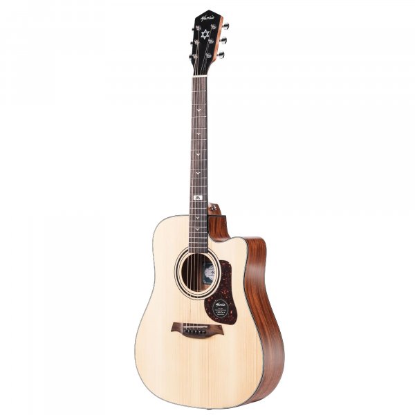 Mantic GT10DC Solid Top Acoustic Guitar
