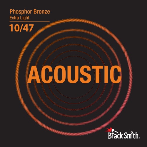 Blacksmith Phosphor Bronze Acoustic Strings PB-1047, Extra Light (010 - 047) Online price in India