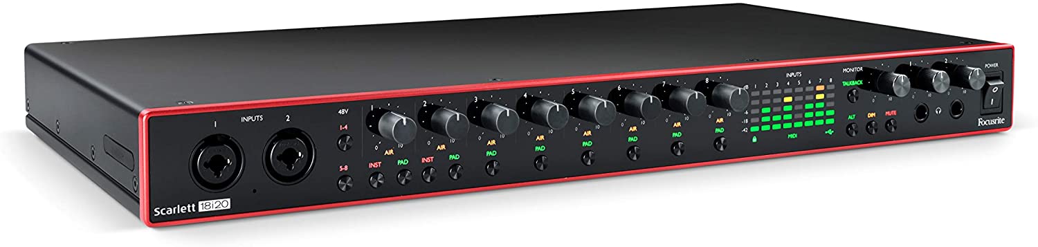 18i8 Rear Focusrite scarlett 18i8 3rd gen usb audio interface - fabsafas