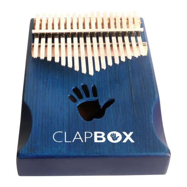 Clapbox 17 Keys Kalimba (Blue) with Tune Hammer