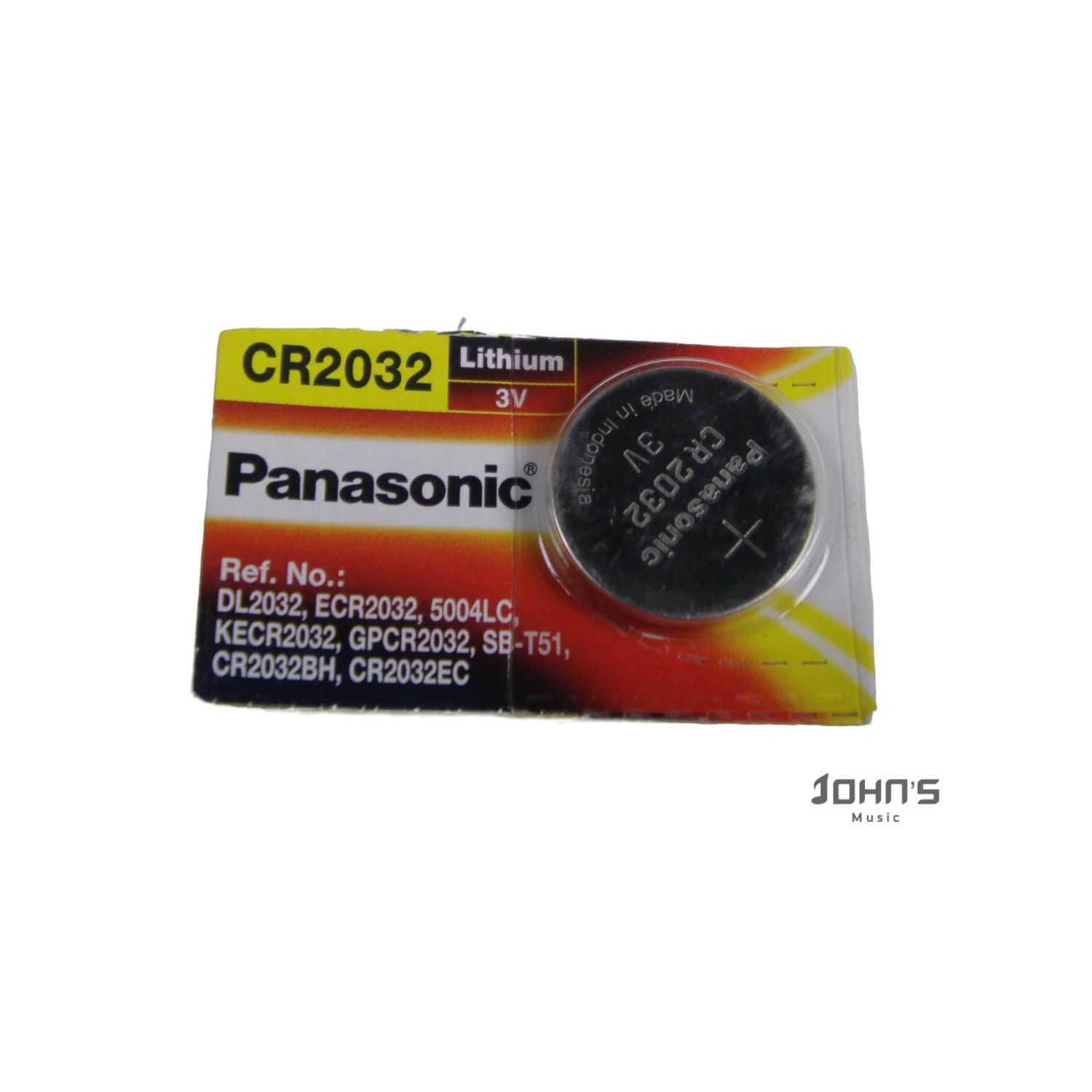 Panasonic CR2032 battery for Guitar Tuner Shop online in India JohnsMusic.in