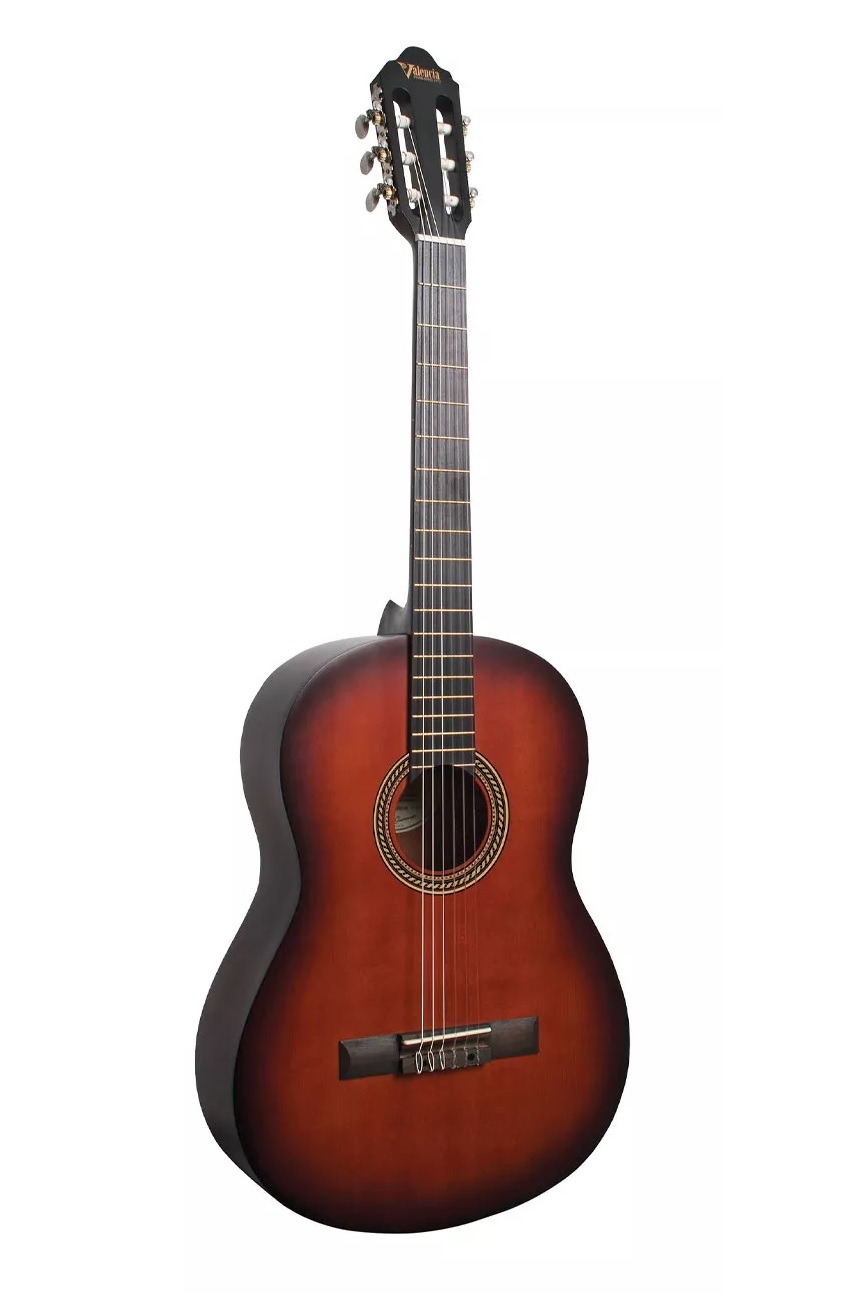 Valencia Classical Guitar 4/4 Size Antique Natural with Truss Rod VC204