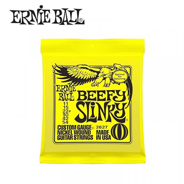 Ernie Ball 2627 Electric Guitar Strings - Nickel Beefy Slinky