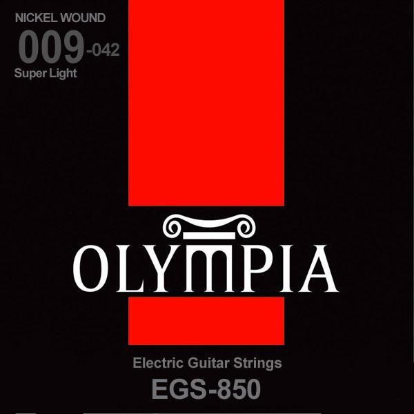 Olympia EGS-850 Electric Guitar Strings Nickel Wound 009-042 Super Light