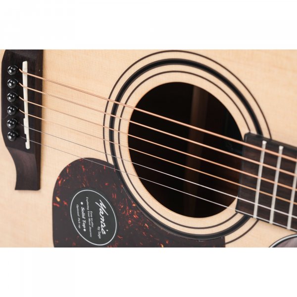 Mantic GT10GC Solid Top Acoustic Guitar