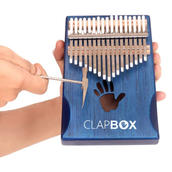 Clapbox 17 Keys Kalimba (Blue) with Tune Hammer Online price in India