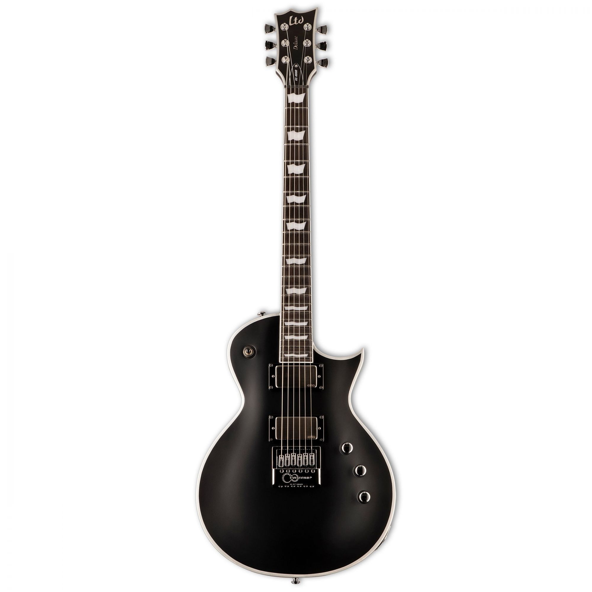 ESP LTD EC-1000 EverTune BB Electric Guitar in Black Satin
