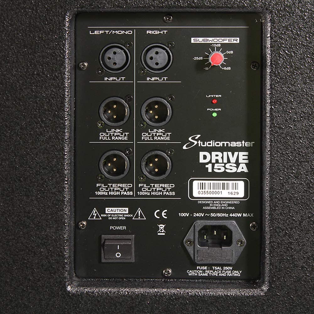 Studiomaster Drive 15 SA Active Subwoofer Cabinet