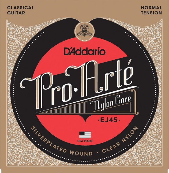D&#039;Addario EJ45 Pro-Arte Nylon Normal Tension Classical Guitar Strings