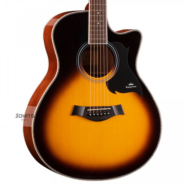 Kepma A1C Acoustic Guitar Sunburst Glossy