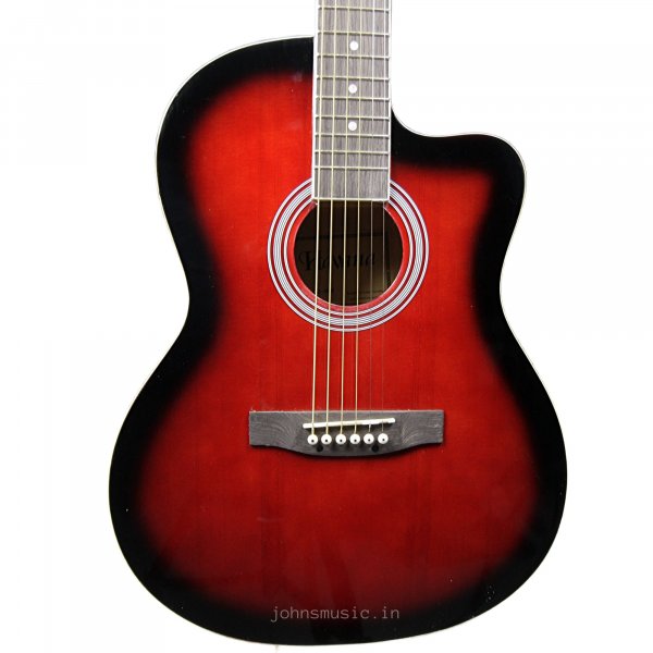 Havana AAG39 Red Acoustic Guitar with bag