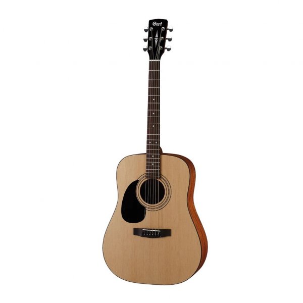 Cort AD810LH-OP Dreadnought Left Handed Acoustic Guitar in Natural finish