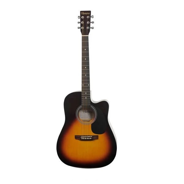 Havana 41 inch Cutaway Acoustic Guitar 