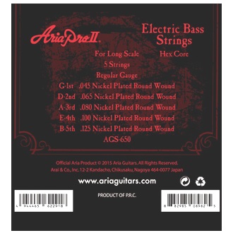 Aria AGS650 Bass Strings