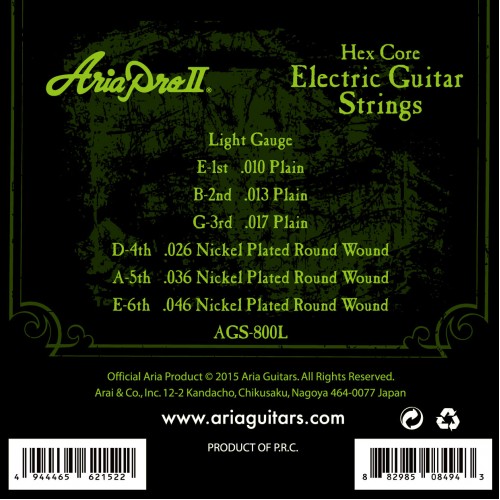 Aria AGS-800L For Electric Guitar
