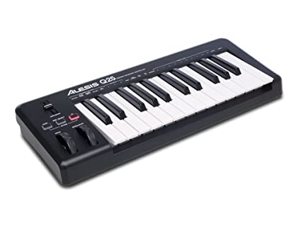 Alesis Q25 25 Key Keyboard Midi Controller Keyboard Johns Music Alesis Q25 25 Key Keyboard Midi Controller Keyboard Johns Music