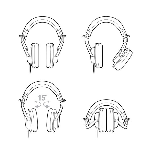 Audio-Technica ATH M30X Professional Monitor Headphones
