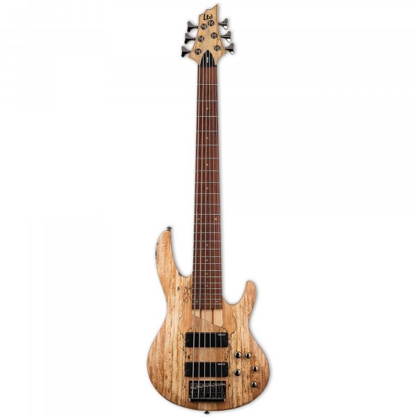 ESP LTD B206 Electric Bass, 6-String, Natural Satin