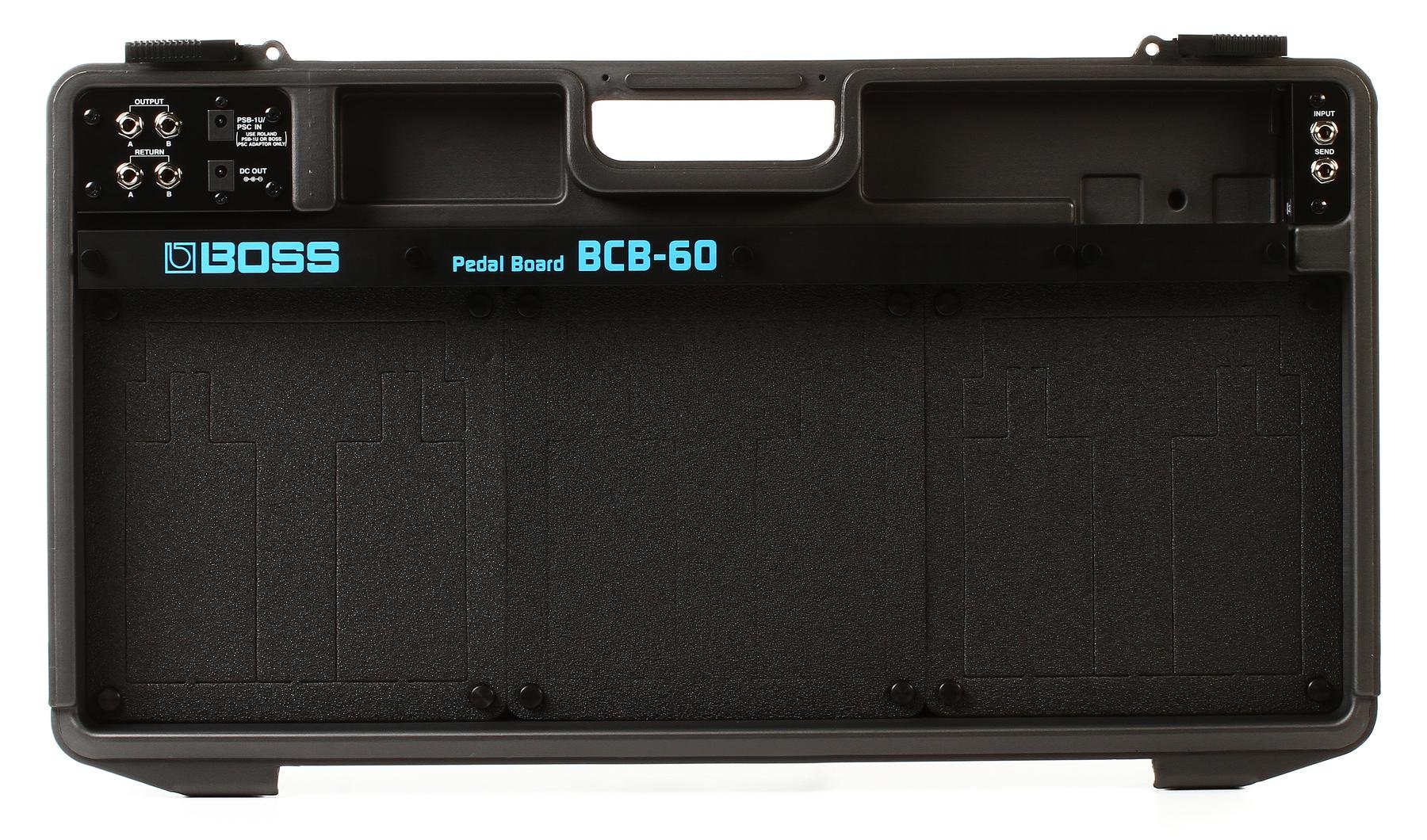 Boss BCB60 Deluxe Pedal Board and Case JohnsMusic.in