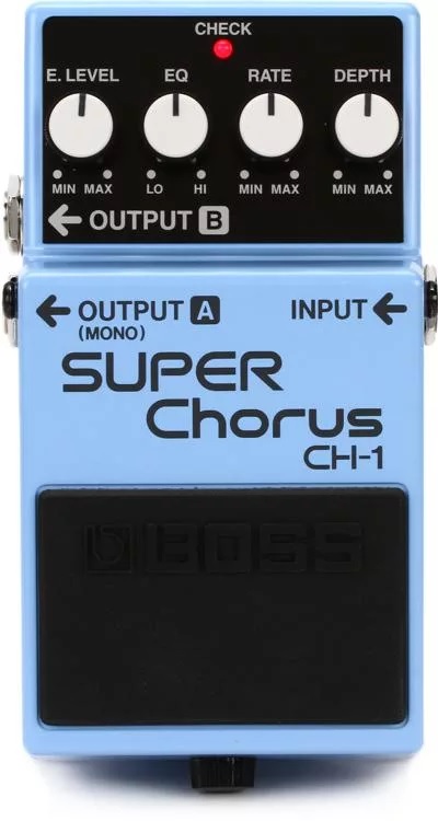 Pédale Chorus CH-1 BOSS - Effet Stéréo Pro Pour Guitare Et Clavier | Son Cristallin