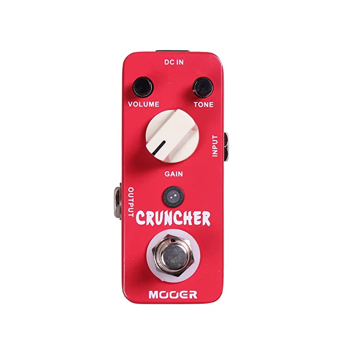 Mooer Cruncher, high gain distortion micro pedal