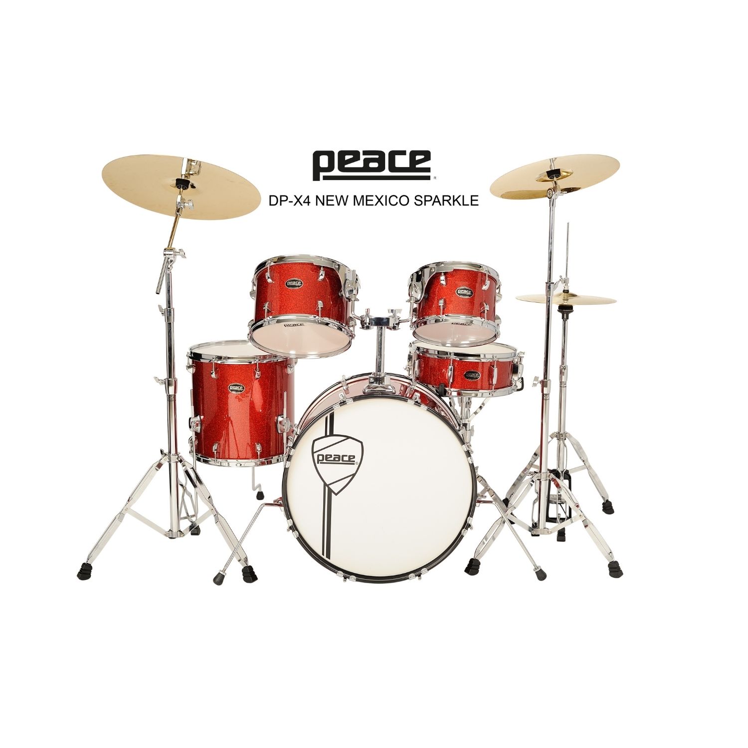 Red color drumset online in india