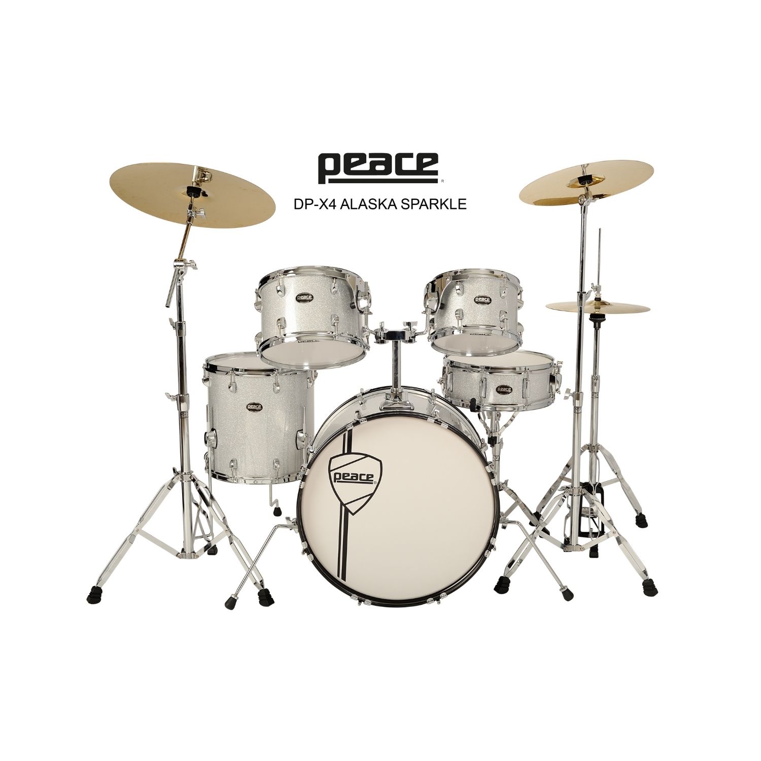 Buy silver color drumset online in india