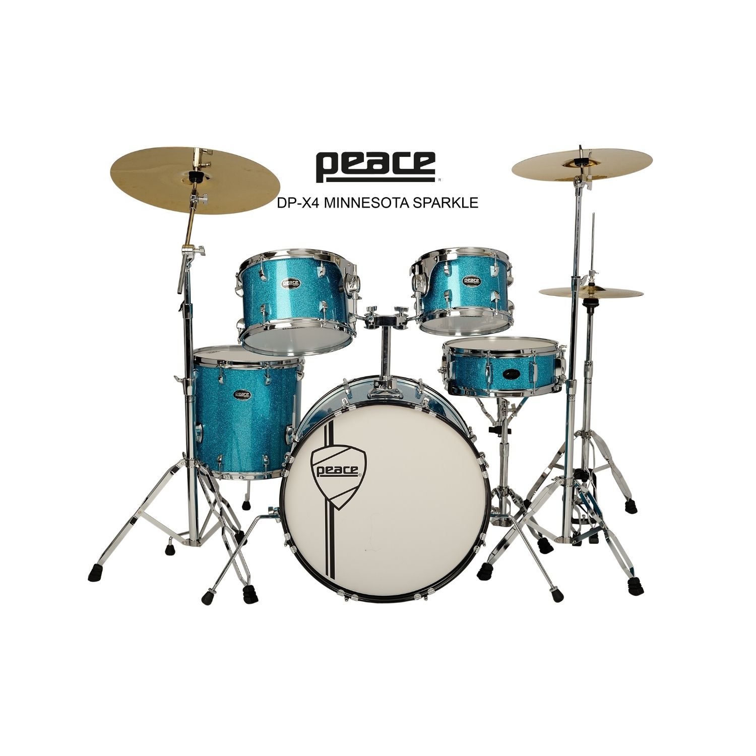 Peace Drums X4 Series Acoustic Drum Kit JohnsMusic.in