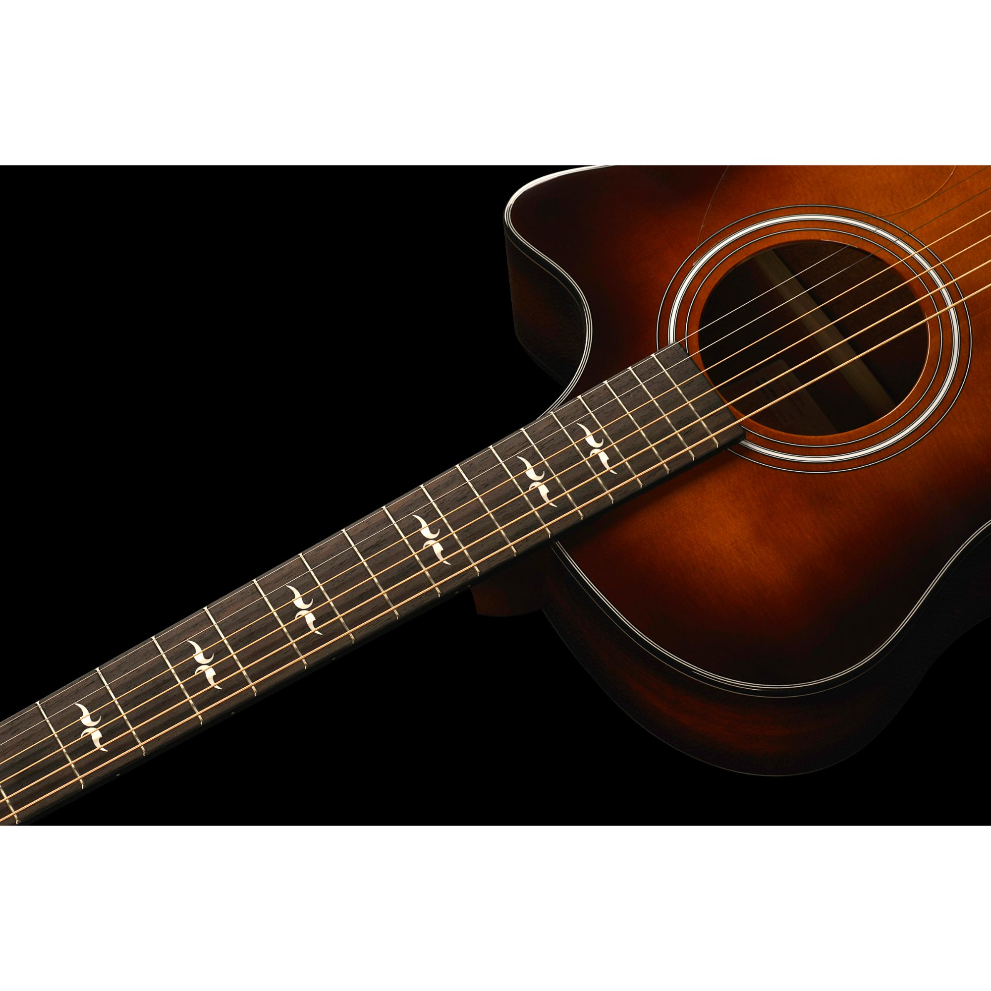 Kepma F1E GA Acoustic Guitar- Cherry Burst