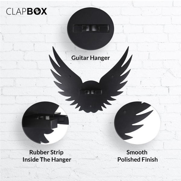Clapbox Eagle- Guitar Wall Stand Online price in India