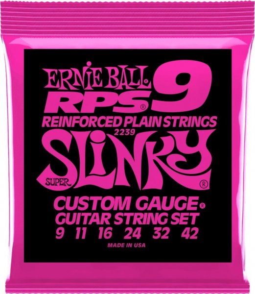 Ernie Ball 2239 Super Slinky RPS9 Electric Guitar Strings in India