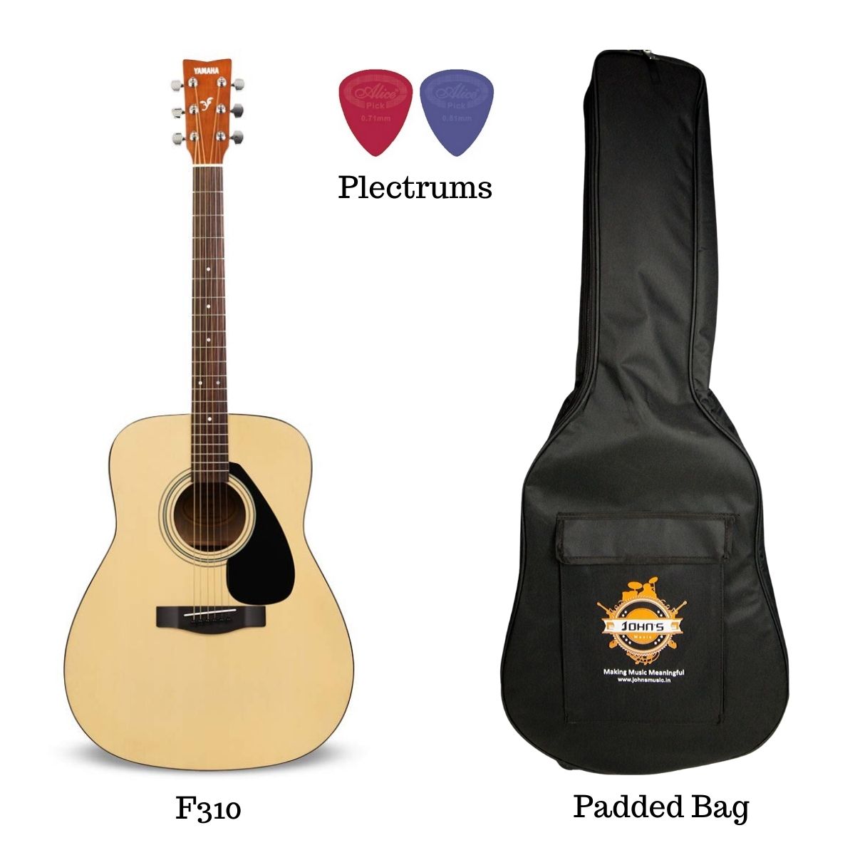 yamaha acoustic guitar f310 online price  in India