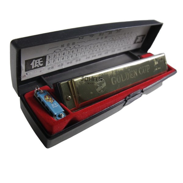 Golden Cup Key C 24Hole Beginner Harmonica Mouth Organ Shop online