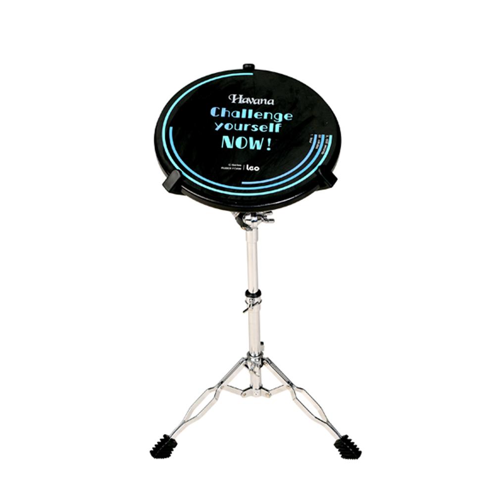 havana drum practice pad with stand 12 inches