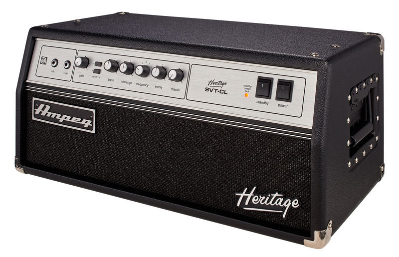 Ampeg Heritage Series SVTCL 300W Tube Bass Amp Head Shop online in
