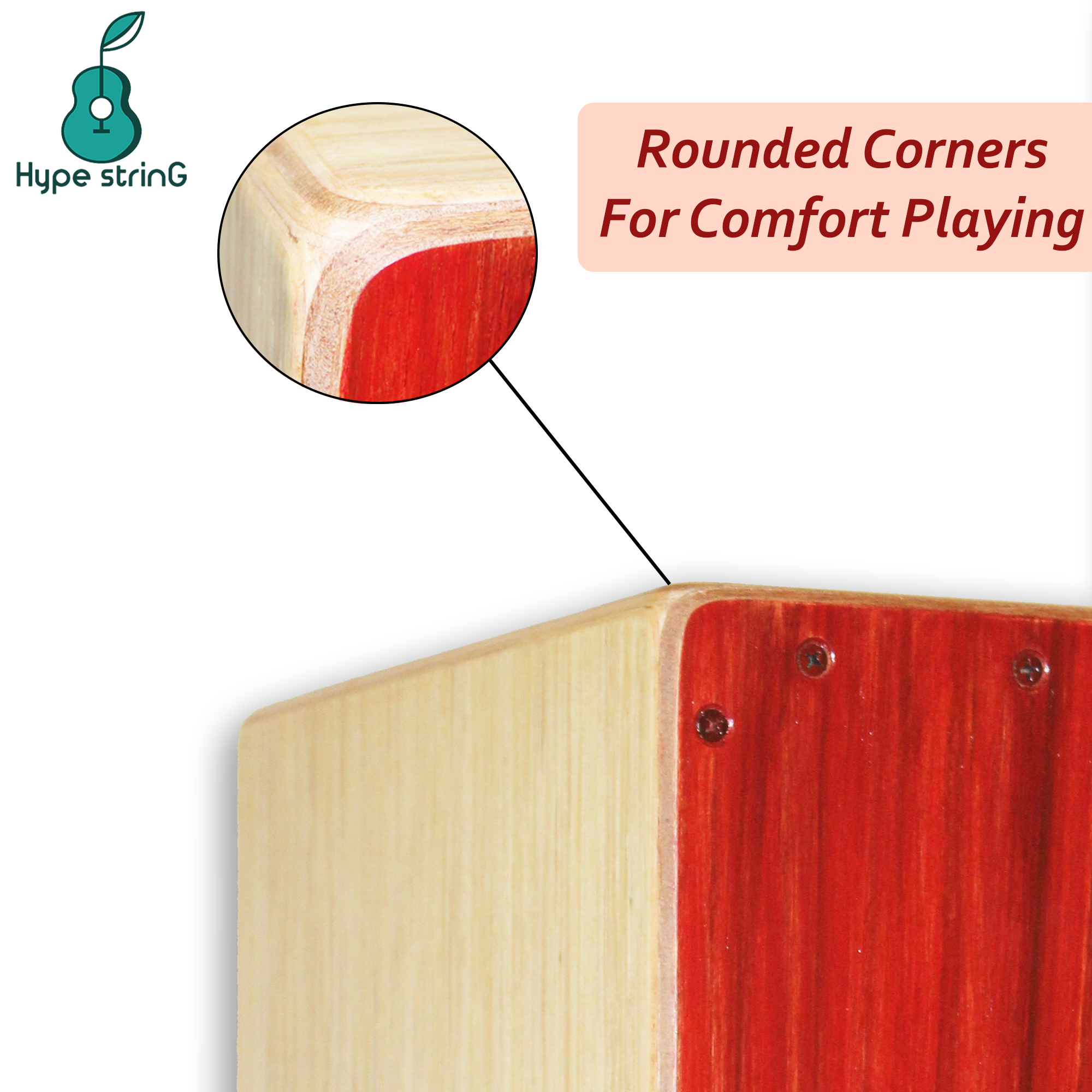 Hype String Cajon CP100 – Vintage Red Online price in India