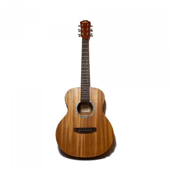 Richtone RT BG2 EQ NA Travel Electro Acoustic Guitar - All Mahogany