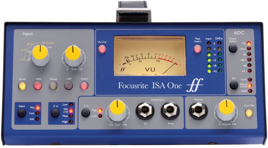 Focusrite ISA One Classic Single-channel Mic Pre-Amplifier with Independent D.I.