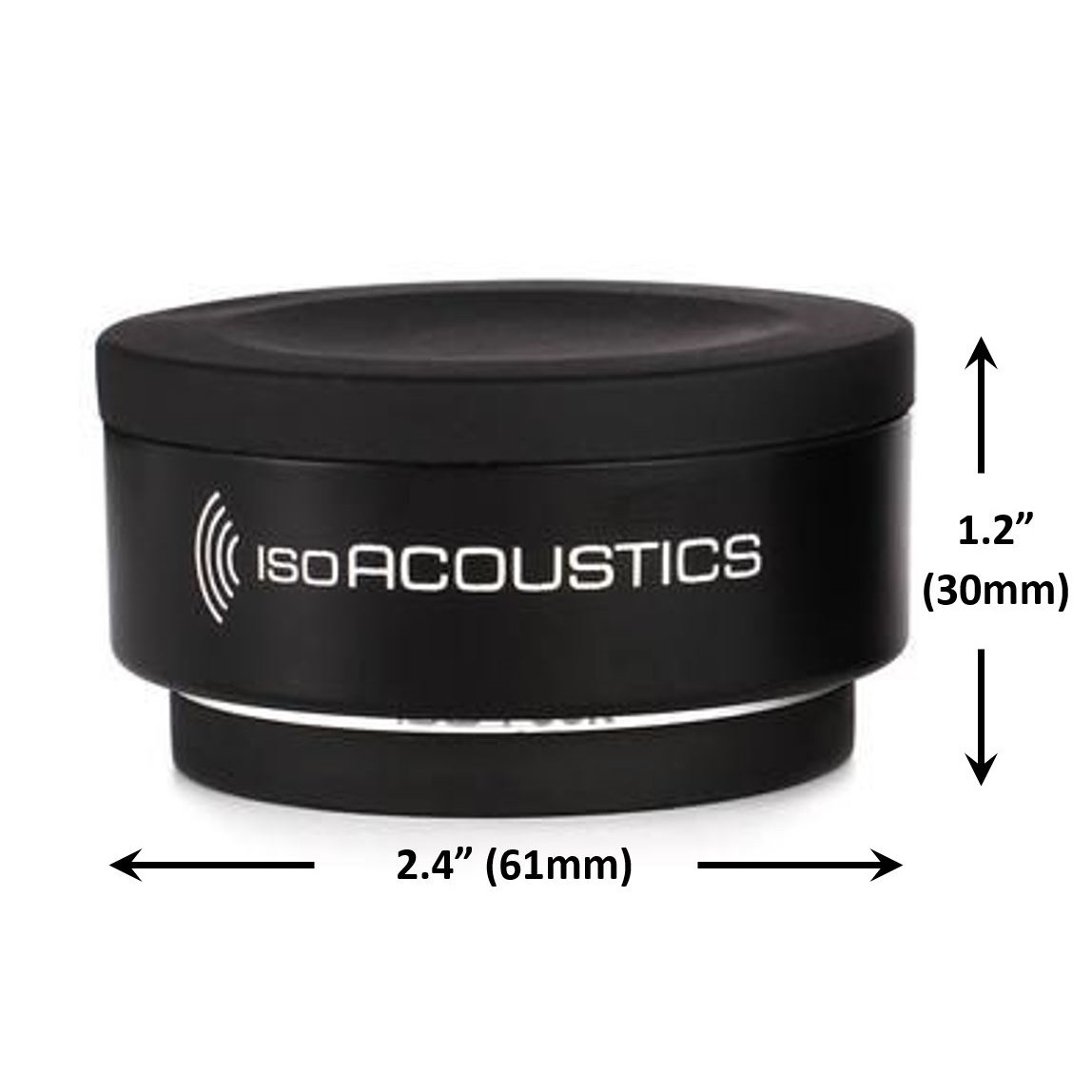 IsoAcoustics ISO-PUCK 76 Heavy-Weight Modular Solution for Acoustic Isolation (2-Pack)