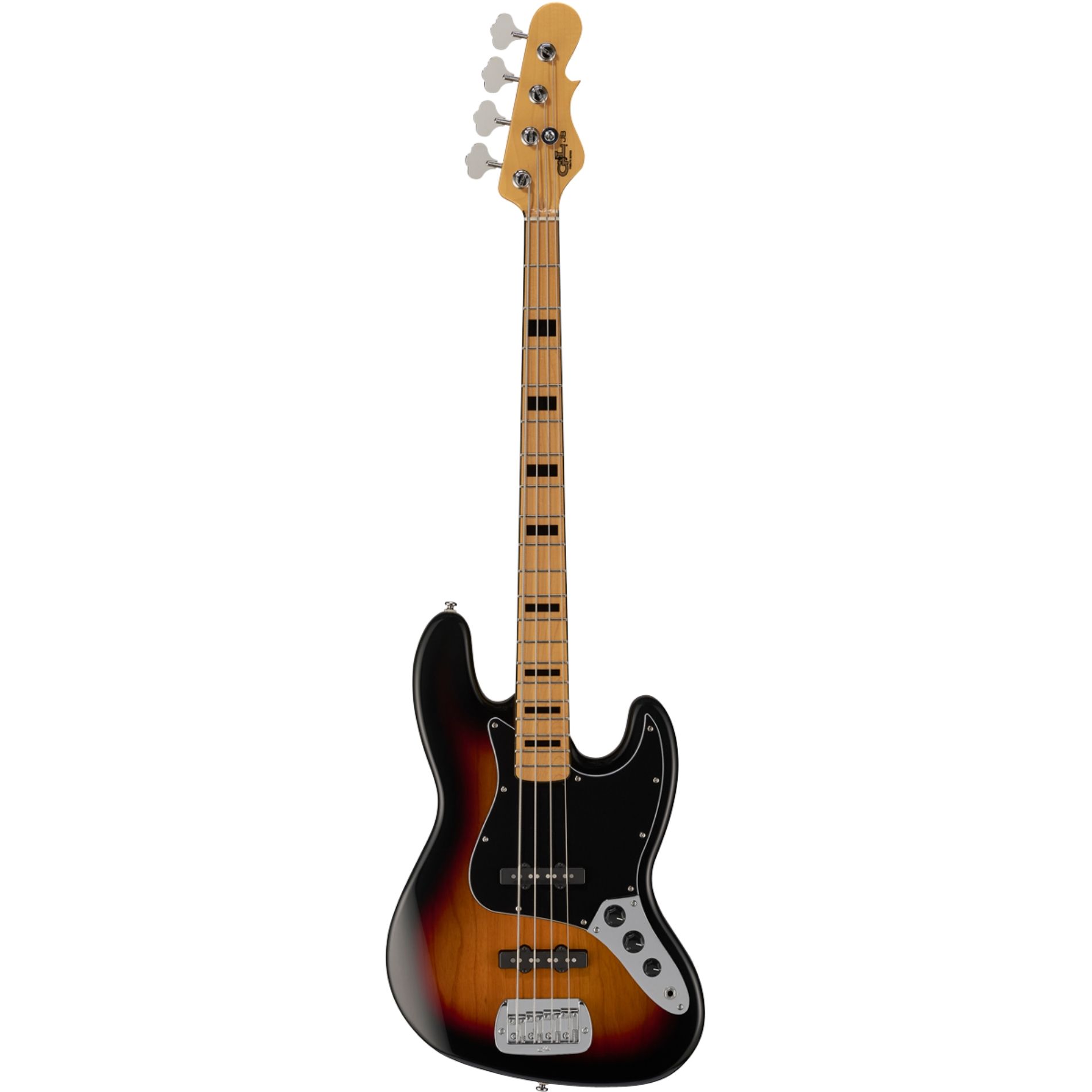 G&L JB Tribute Series Bass Guitar - 3 Tone Sunburst