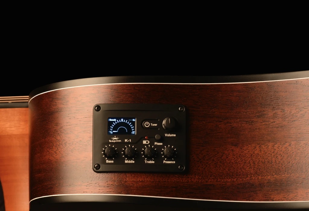 Kepma ES36E Travel Size Semi Acoustic Guitar