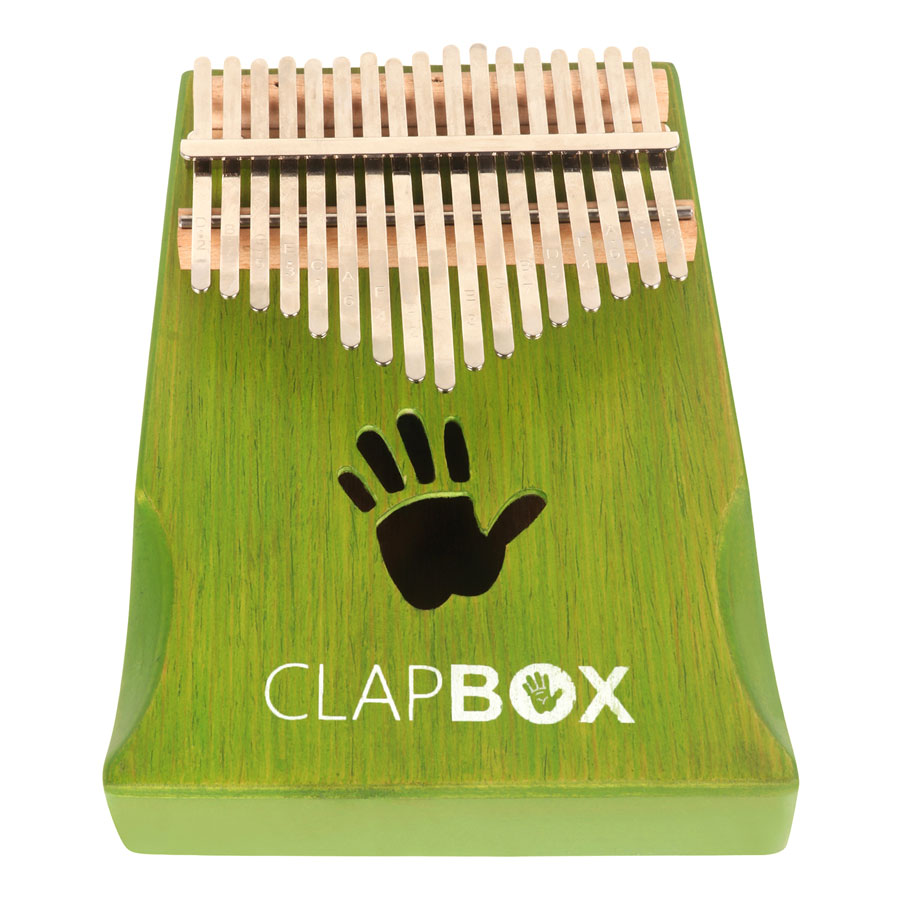 Clapbox 17 Keys Kalimba (Green) with Tune Hammer Online price in India