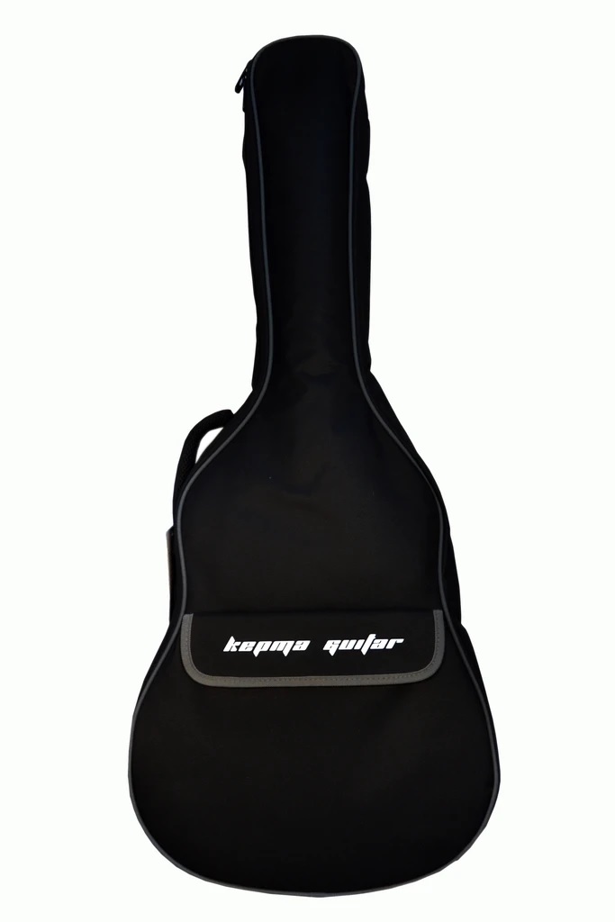 KEPMA ES36-E Semi-Acoustic Guitar - Black Matt