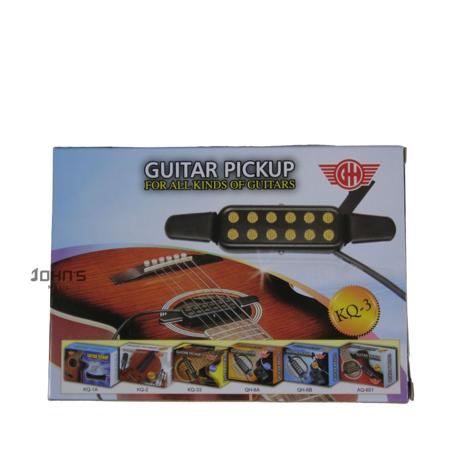 KQ3 Guitar pickup for Acoustic Guitars Shop online in India JohnsMusic.in