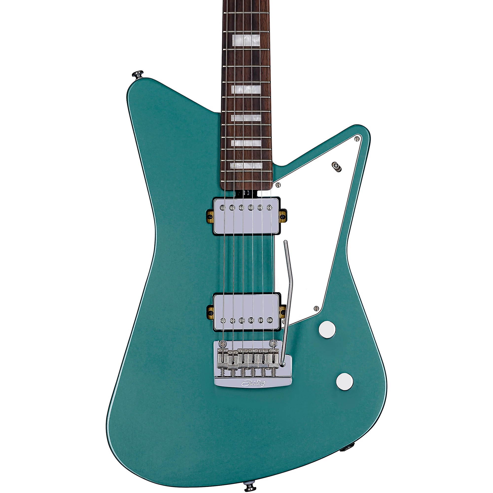 Sterling by Music Man Mariposa Electric Guitar Dorado Green