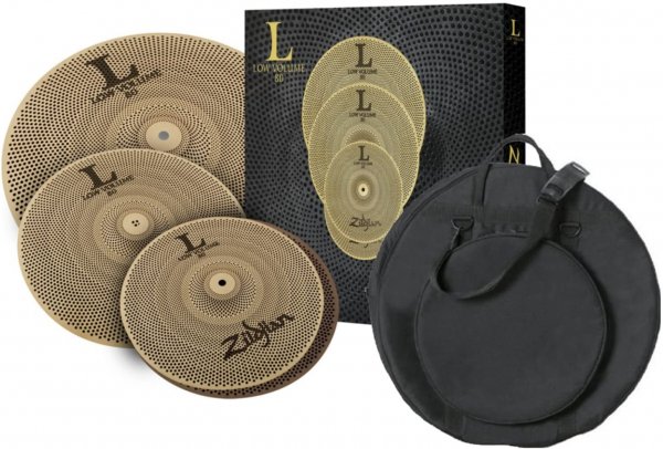 Zildjian LV348 Cymbal Box Set Low Volume with Gig Bag