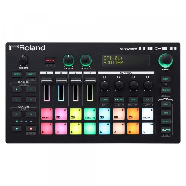 Roland MC-101 Groovebox Compact Music Production Workstation